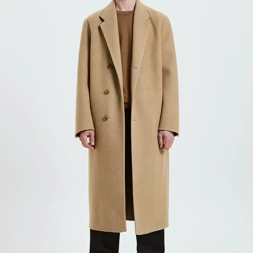 [BUNJANG] Time Homme Cashmere Wool Single Coat Camel Size 95 / 타임옴므 캐시미어 울 싱글 코트 95 사이즈 카멜