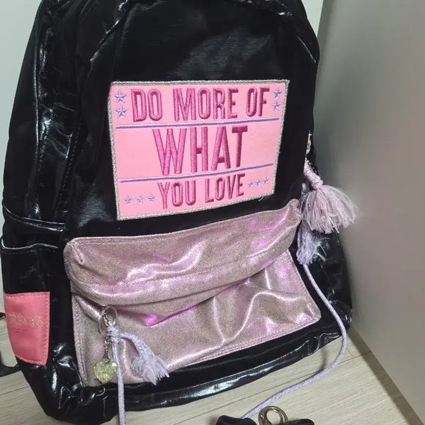 [BUNJANG] Entrev Do More Of What You Love Backpack / 앙트레브 do more of what you love 블랙핑크 백팩
