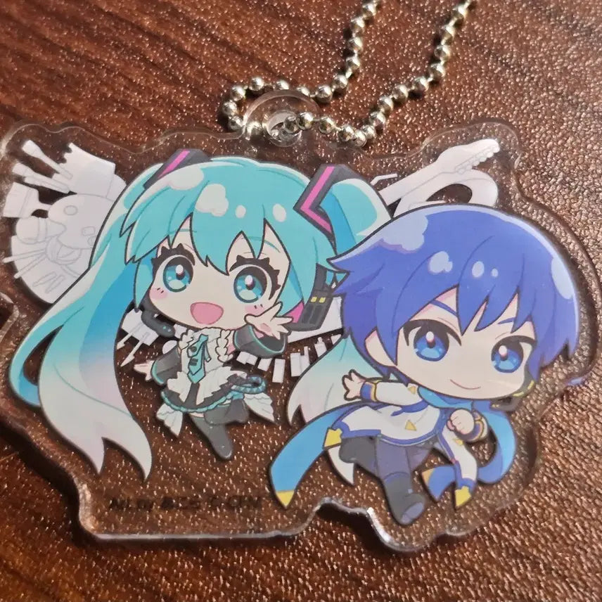 [BUNJANG] Vocaloid Miku Kaito 16th Anniversary Collaboration Acrylic Keyring / 보컬로이드 미쿠 카이토 16주년 콜라보 아크릴 키링