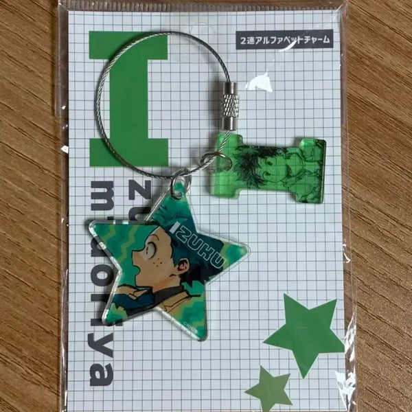 [BUNJANG] My Hero Academia Izuku Midoriya Initial Acrylic Keyring / 처분))나히아 히로아카 미도리야 이즈쿠 이니셜 아크릴 키링