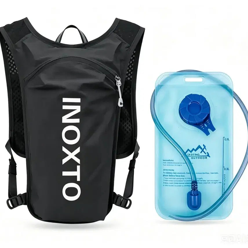 [BUNJANG] INOXTO Hydration Backpack with 1L Water Reservoir Set for Cycling, Running, Hiking / 자전거 조끼 러닝 하이킹 하이드레이션 백팩 + 1L 물통 세트