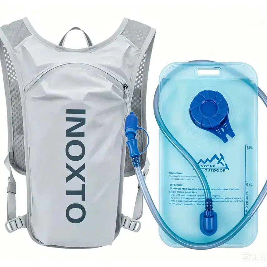 [BUNJANG] INOXTO Hydration Backpack with 1L Water Bladder Set for Running, Hiking, Cycling / 자전거 조끼 러닝 하이킹 하이드레이션 백팩 + 1L 물통 세트