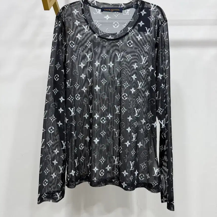 [BUNJANG] Women's Long-Sleeve Mesh Top / 여성 긴팔 망사 티 77까지