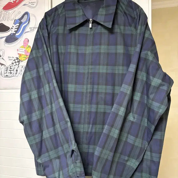 [BUNJANG] Steadyeverywhere Drizzler Jacket Black Watch / 스테디에브리웨어(SEW) 드리즐러 자켓 블랙와치(2)