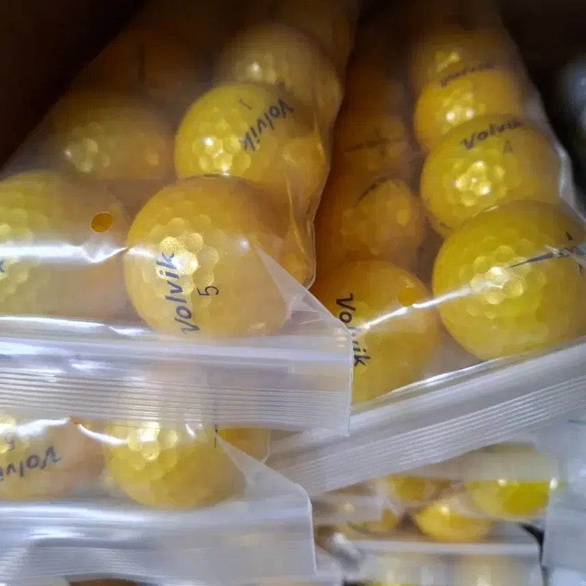 [BUNJANG] Volvik Solice Lost Golf Balls Gold 60 Count / 볼빅 솔리체  3ps 로스트볼 골드,  60알 / 깔끄미