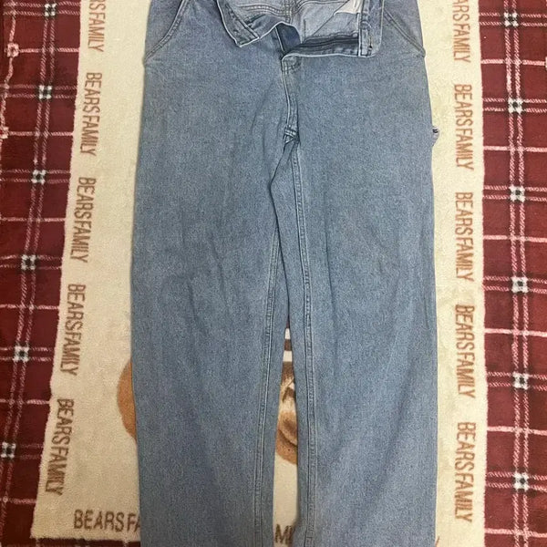 [BUNJANG] Wecanders Light Wash Flame Denim Pants (Size M) / 위캔더스 연청 불꽃 데님 팬츠 사이즈 M 팝니다