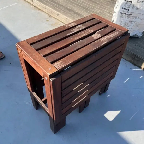 [BUNJANG] IKEA IPPLARÖ Wooden Folding Table / 서울 이케아 이플라뤠 야외 원목 접이식 테이블