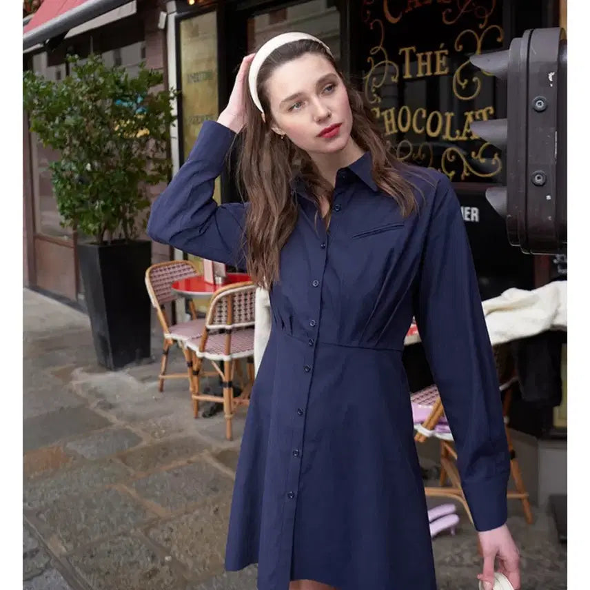 [BUNJANG] RAINE&RUHE Button-Down Long Dress / 랭앤루 셔츠 원피스 정가 10만원