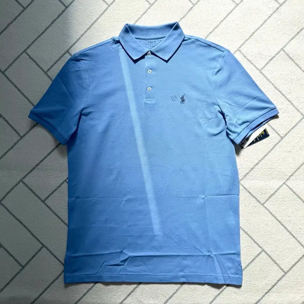 [BUNJANG] Polo Ralph Lauren Classic Fit Cotton Polo Shirt (M) / @여름세일@ (새제품/M) 폴로 클래식핏 폴로셔츠 블루