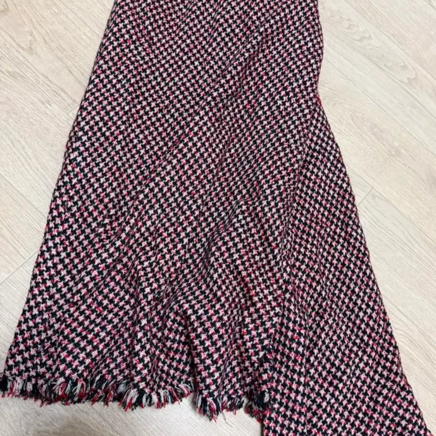 [BUNJANG] Vintage Midi Skirt with Fringe Detail / 빈티지 치마 스커트