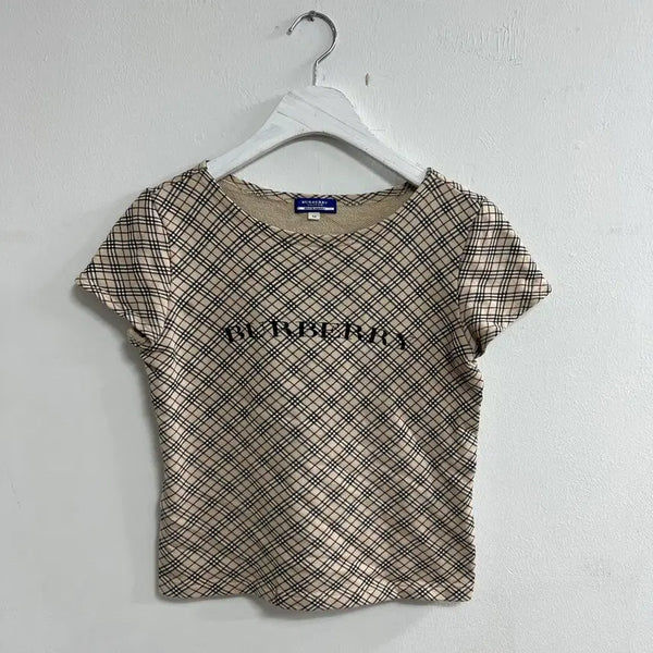 [BUNJANG] Burberry Nova Check T-Shirt / Burberry 버버리 노바체크 티셔츠
