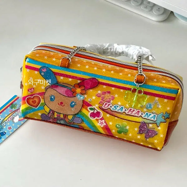 [BUNJANG] Sanrio Usahana Y2K Pouch Hawaiian Pencil Case / 우사하나 고전 y2k 파우치 일본정품 하와이안 필통 보부상 산리오