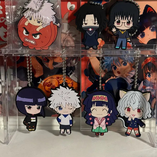 [BUNJANG] Hunter x Hunter Karuto, Zoldyck Family, Flat, Shizuku, Feitan Rubber Strap Bundle Set / 일괄 ] 헌터헌터 키르아 아르카 카르토 피트 시즈크 페이탄 러버스트랩