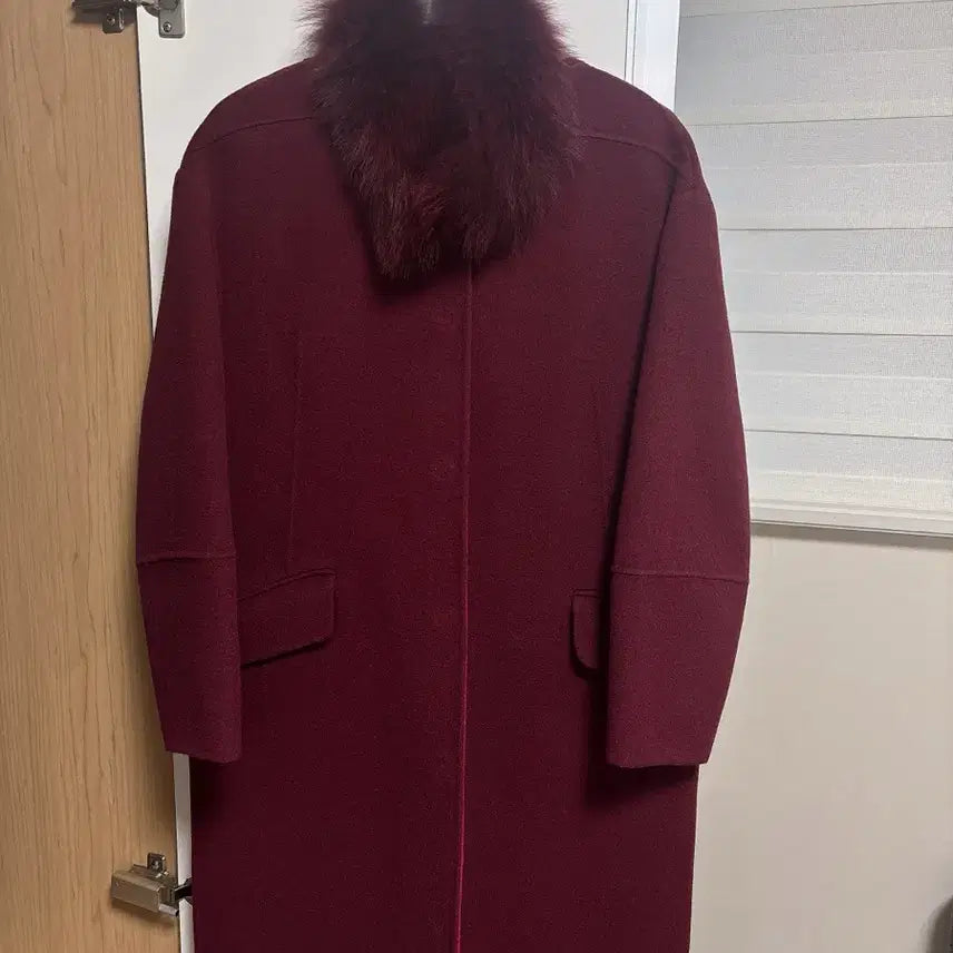[BUNJANG] Valentino Burgundy Handmade Coat / 발렌시아 코트