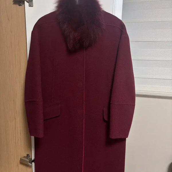 [BUNJANG] Valentino Burgundy Handmade Coat / 발렌시아 코트