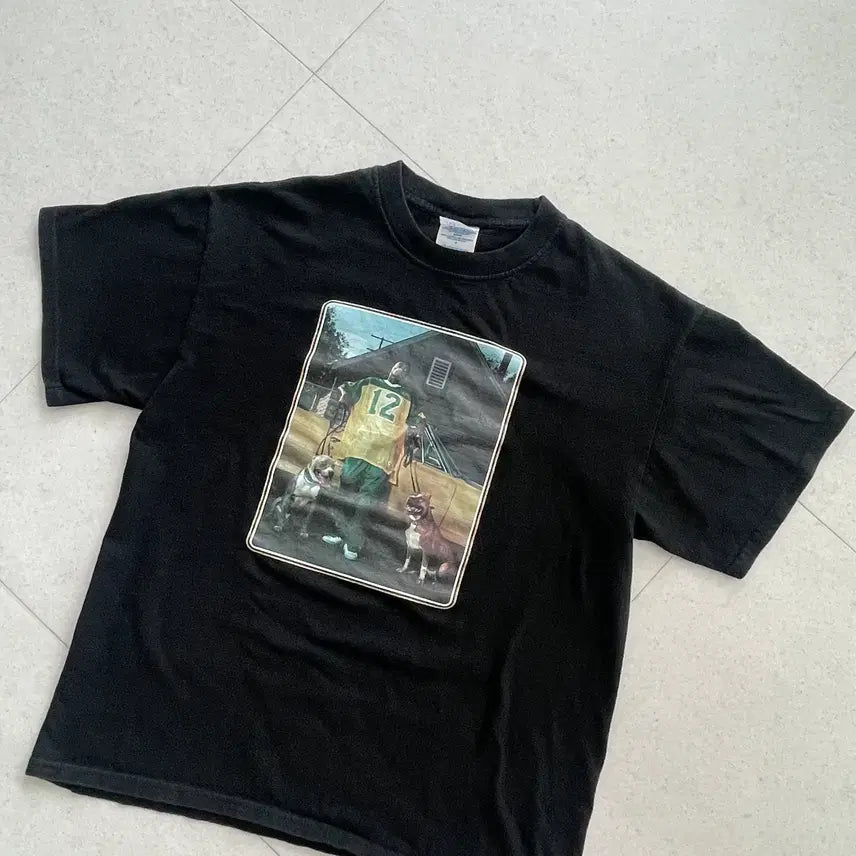 [BUNJANG] 00s Vintage Snoop Dogg Rap T-Shirt (L) / [L] 00's 빈티지 스눕독 랩 티셔츠