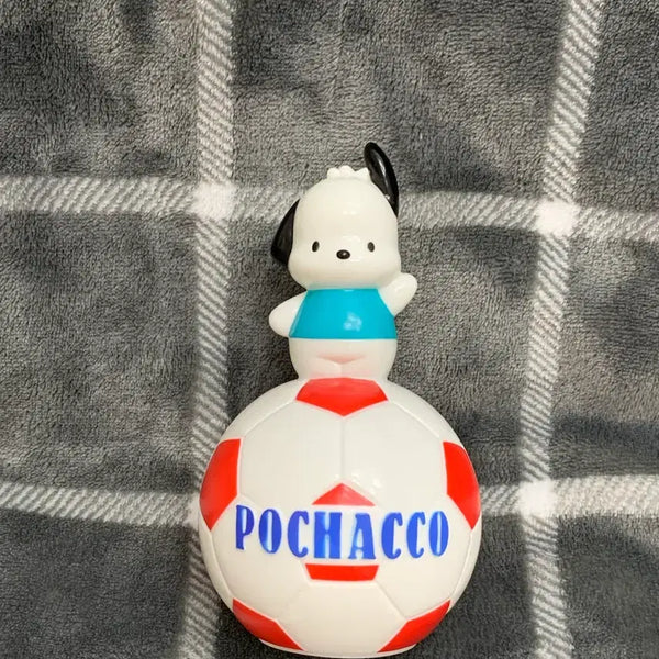 [BUNJANG] Sanrio Pochacco Classic Football Piggy Bank Figure / 산리오 고전 포차코 축구공 저금통 피규어