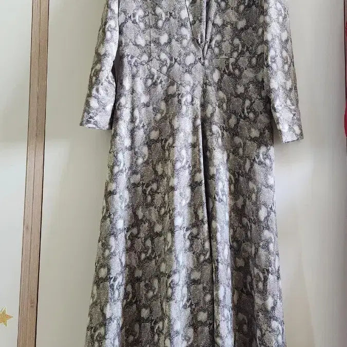 [BUNJANG] PROSJ Snake Pattern Long Dress / PROSJ 스네이크 롱 원피스
