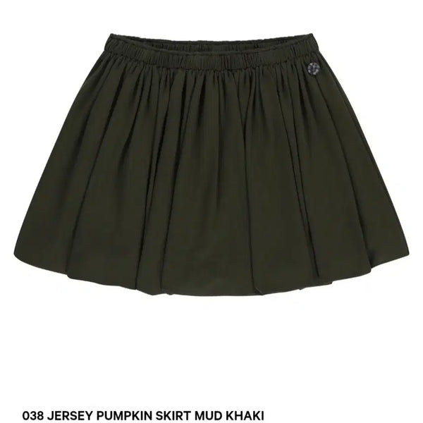 [BUNJANG] Koiseo 038 Jersey Pumpkin Skirt Khaki S / 코이세이오038 저지 펌킨 스커트 카키 s사이즈
