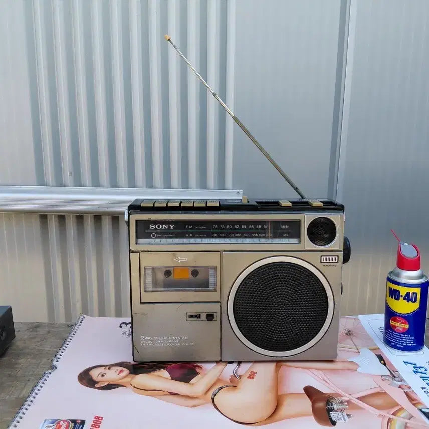 [BUNJANG] Sony Vintage Cassette Radio / 일본/SONY 골동품 카시버 ,근대사 3일간세일
