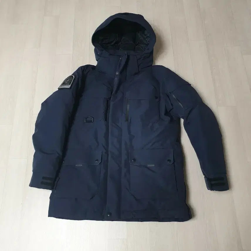 [BUNJANG] K2 Men's Goose Down Parka Gore Windstopper Navy (Size 95) / k2 구스패딩 남95 고어윈드스토퍼 거의새것