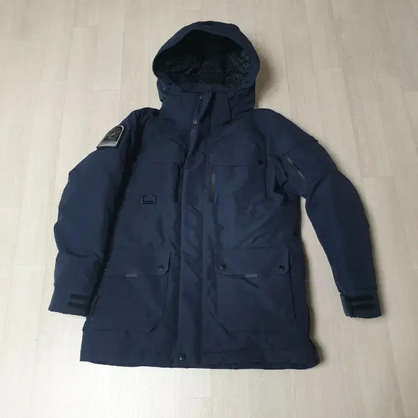 [BUNJANG] K2 Men's Goose Down Parka Gore Windstopper Navy (Size 95) / k2 구스패딩 남95 고어윈드스토퍼 거의새것