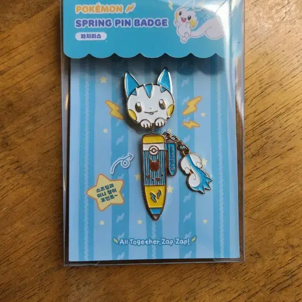 [BUNJANG] Ditto Playground Pachirisu Spring Pin Badge Pokemon 30th Anniversary / 메타몽 놀이터 파치리스 스프링 핀뱃지 포켓몬30주년 성수 팝업