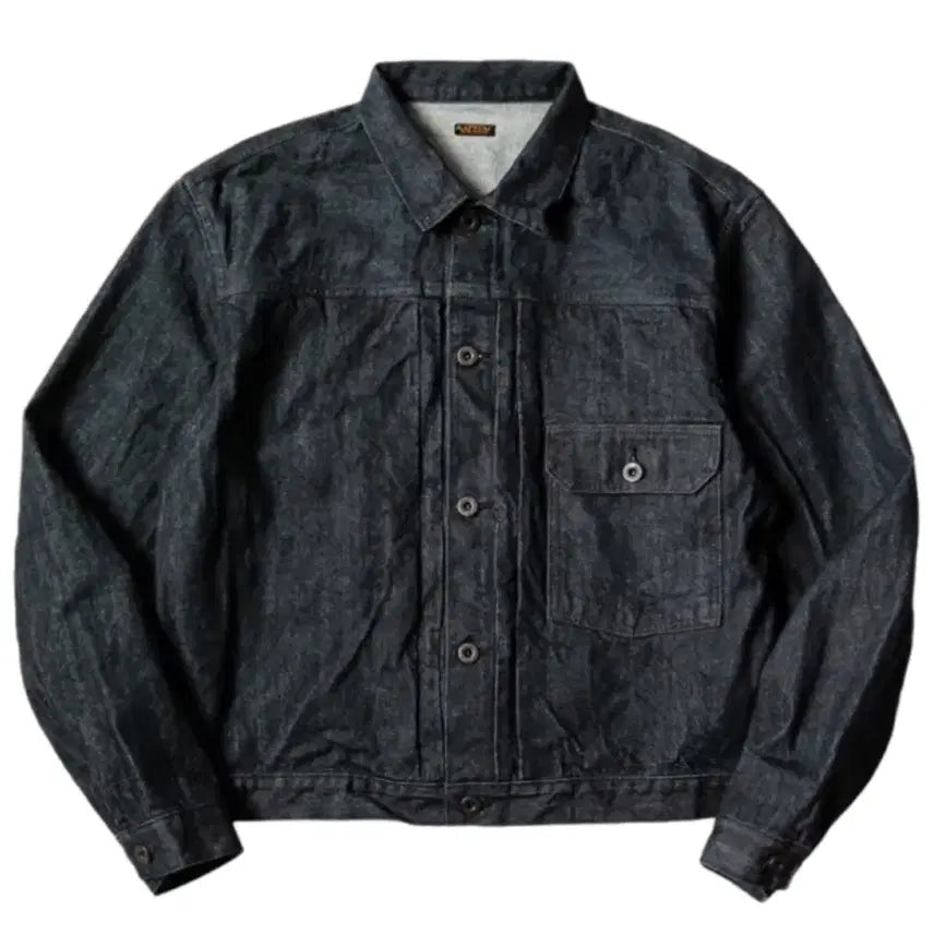 [BUNJANG] Kapital 14oz Denim 1st Jacket Indigo (Black Warp) / 캐피탈 14온즈 데님 1st 자켓 인디고 (흑사)