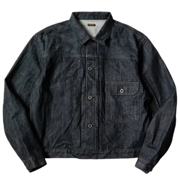 [BUNJANG] Kapital 14oz Denim 1st Jacket Indigo (Black Warp) / 캐피탈 14온즈 데님 1st 자켓 인디고 (흑사)