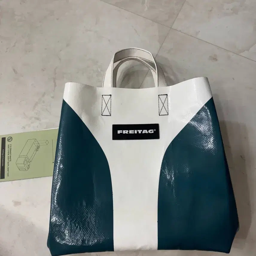 [BUNJANG] Freitag Sonny White Two-Tone Bag / (새상품) 프라이탁 소니 화이트 배색