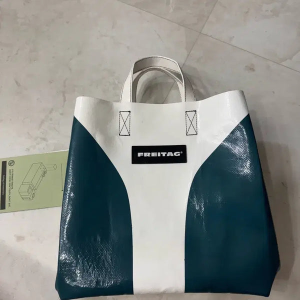 [BUNJANG] Freitag Sonny White Two-Tone Bag / (새상품) 프라이탁 소니 화이트 배색