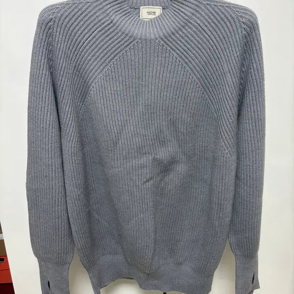 [BUNJANG] Another Office Fisherman Skipper Pullover Knit Heather Grey / [2]어나더오피스 피셔맨 스키퍼 풀오버 니트 헤더그레이