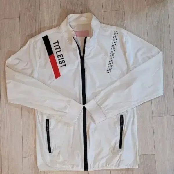 [BUNJANG] Titleist White Windbreaker Golf Jacket Size 95 / 타이틀리스트 화이트 바람막이 골프 자켓 95