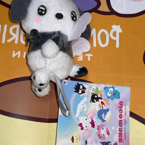 [BUNJANG] Sanrio x Nico Make Pochacco Angel Mascot Keyring / 산리오 X Nico Make 포차코 엔젤 마스코트 키링