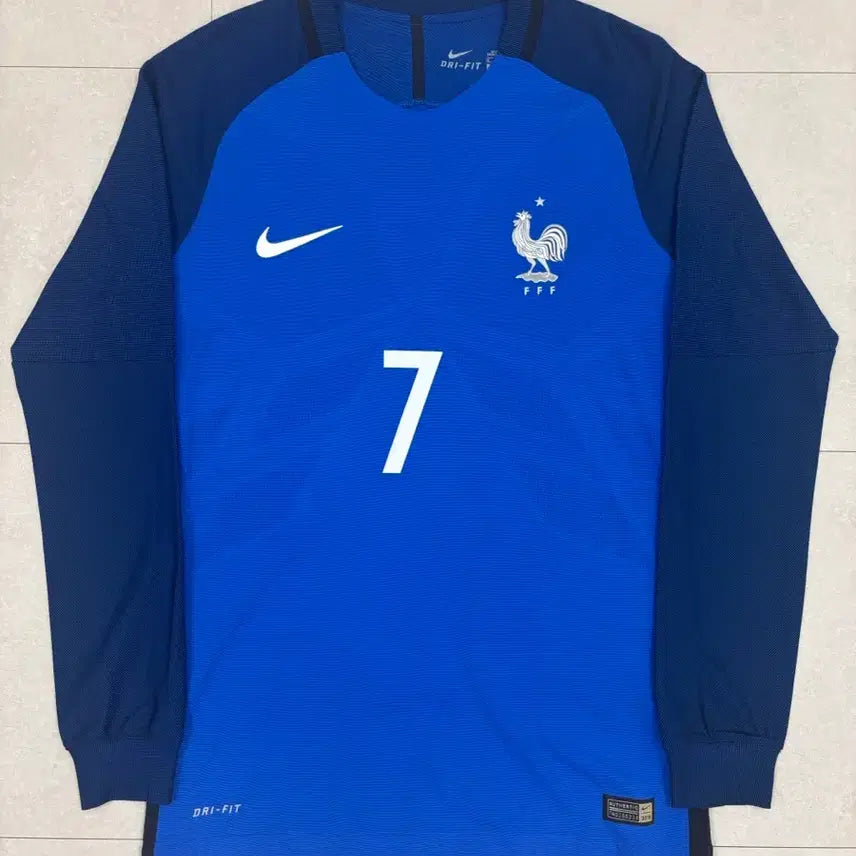 [BUNJANG] France National Team Antoine Griezmann Match Issue Long Sleeve Jersey 2016-2018 / 16-18 프랑스 그리즈만 지급용 유니폼