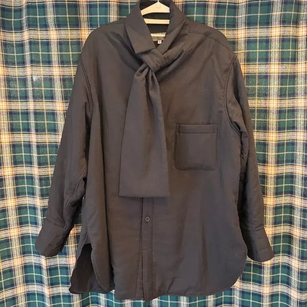 [BUNJANG] Yohji Yamamoto Pour Homme Stole Padded Shirt / 요지 야마모토 뿌르옴므 Stole Padded Shirt