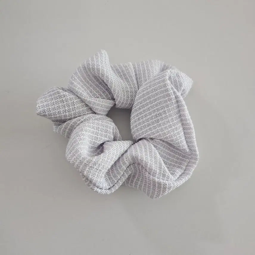 [BUNJANG] Tweed Scrunchie Hair Tie / (새상품) 트위드 블루 스크런치 곱창밴드