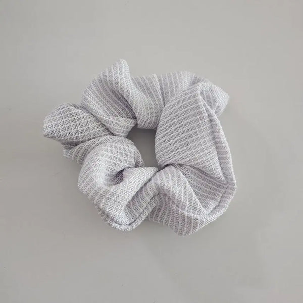 [BUNJANG] Tweed Scrunchie Hair Tie / (새상품) 트위드 블루 스크런치 곱창밴드