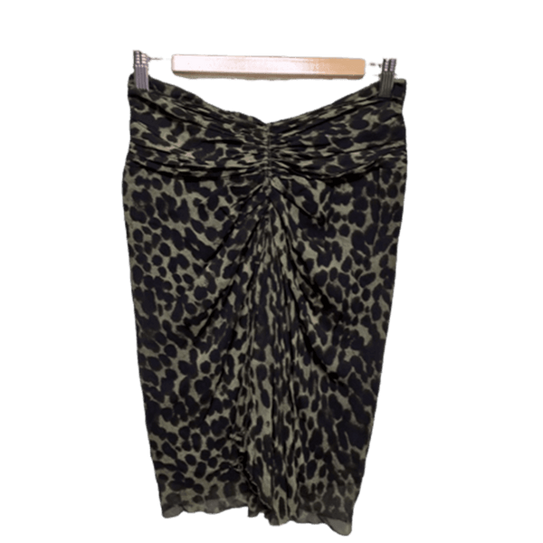 [BUNJANG] Isabel Marant Women's See-Through Polka Dot Shirring Midi Skirt / 프랑스 브랜드 이자벨마랑 시스루 여성 도트무늬 셔링 미디스커트70-90
