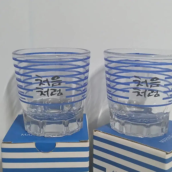 [BUNJANG] Cheoeumcheoreom Summer Shot Glass Set / 처음처럼 여름잔 여름소주잔 소주컵 소주잔 술잔