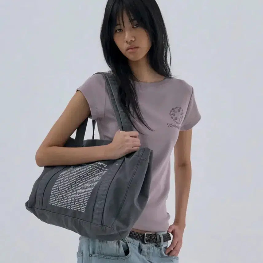 [BUNJANG] Wellbeing Express Peace Pigeon T-Shirt Lilac / 웰빙익스프레스 PEACE Pigeon Tee Lilac