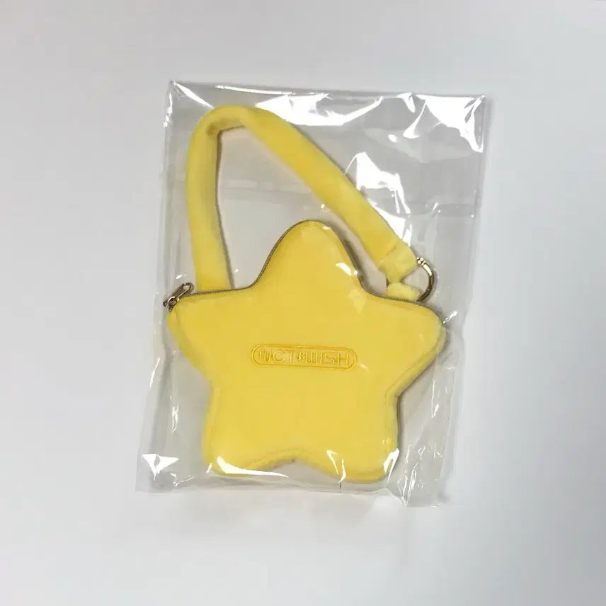 [BUNJANG] NCT WISH 'SQUARE ONE' Japan MD Star Bag Pouch Yellow / 엔시티 위시 로그인 아시아 투어 일본 엠디 별 가방 파우치 노랑 미개봉