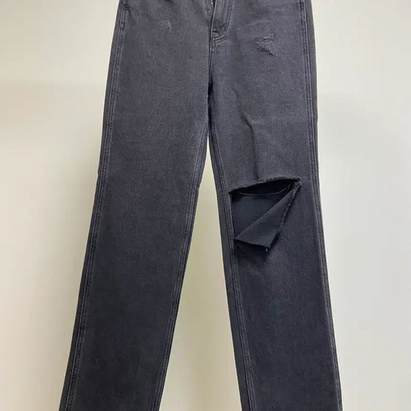 [BUNJANG] Instant Funk Denim Straight Fit Jeans / 인스턴트 펑크 데님