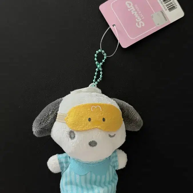 [BUNJANG] Pochacco Pajama Keychain (Unused) / 파자마 포차코 키링 (미사용)