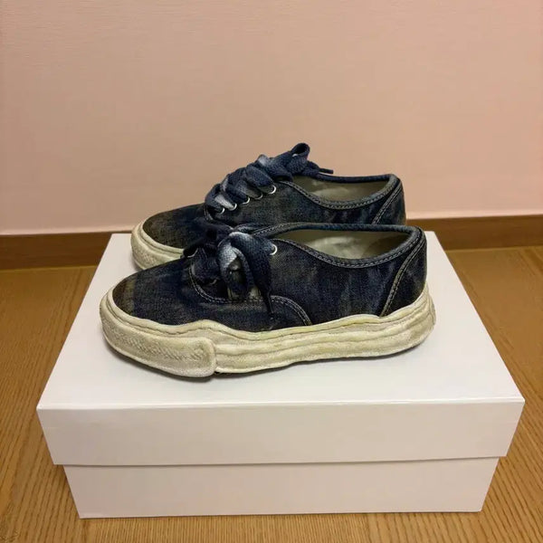 [BUNJANG] Mihara Yasuhiro Denim Flat Shoes Size 37 / Mihara yasuhiro 37