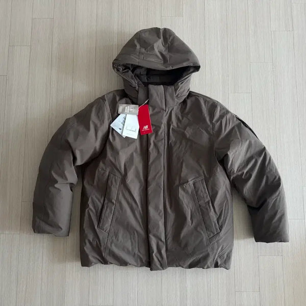 [BUNJANG] New Balance Goose Down Heavy Padding Jacket Jumper (Khaki, Size 100) / 뉴발란스 구스다운 헤비 패딩 자켓 점퍼 100사이즈 새제품 카키
