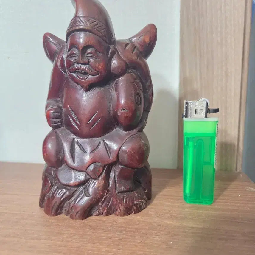 [BUNJANG] Ebony Wood Statue / 포화대상 조각상