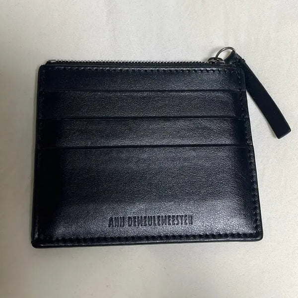 [BUNJANG] AND'S MEISTER Card Holder Black Leather / 앤드뮐미스터 카드지갑 블랙