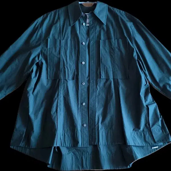 [BUNJANG] Wooyoungmi Dark Green Shirt Jacket / 38 - 우영미 셔츠자켓 다크그린