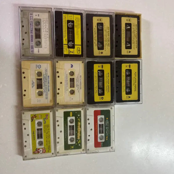 [BUNJANG] Cassette Tape Collection (Pop, Carol, Korean) / 카세트테이프 모음 (팝/캐롤/가요)